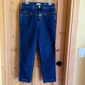 Closed Denim Pedal Pusher high rise size 44 (8) NWOT